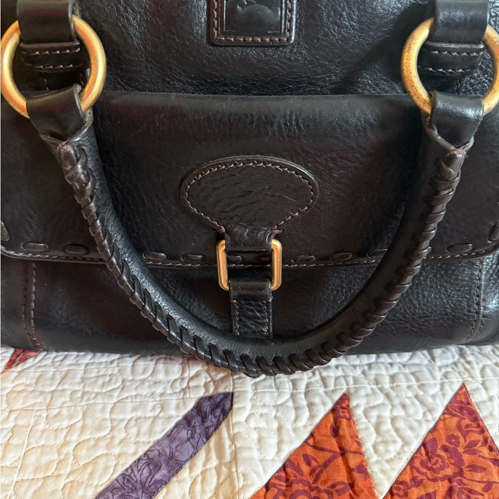 Dooney And Bourke Pocket Satchel Bag - Picture 2 of 10